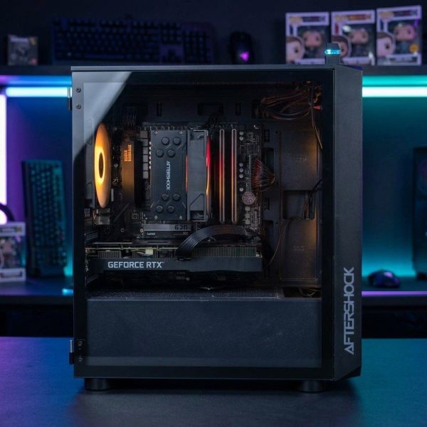 Ryzen 5 5600X | RTX 3060 (12GB) | 16GB RAM | 512GB NVMe SSD | Aftershock Gaming PC